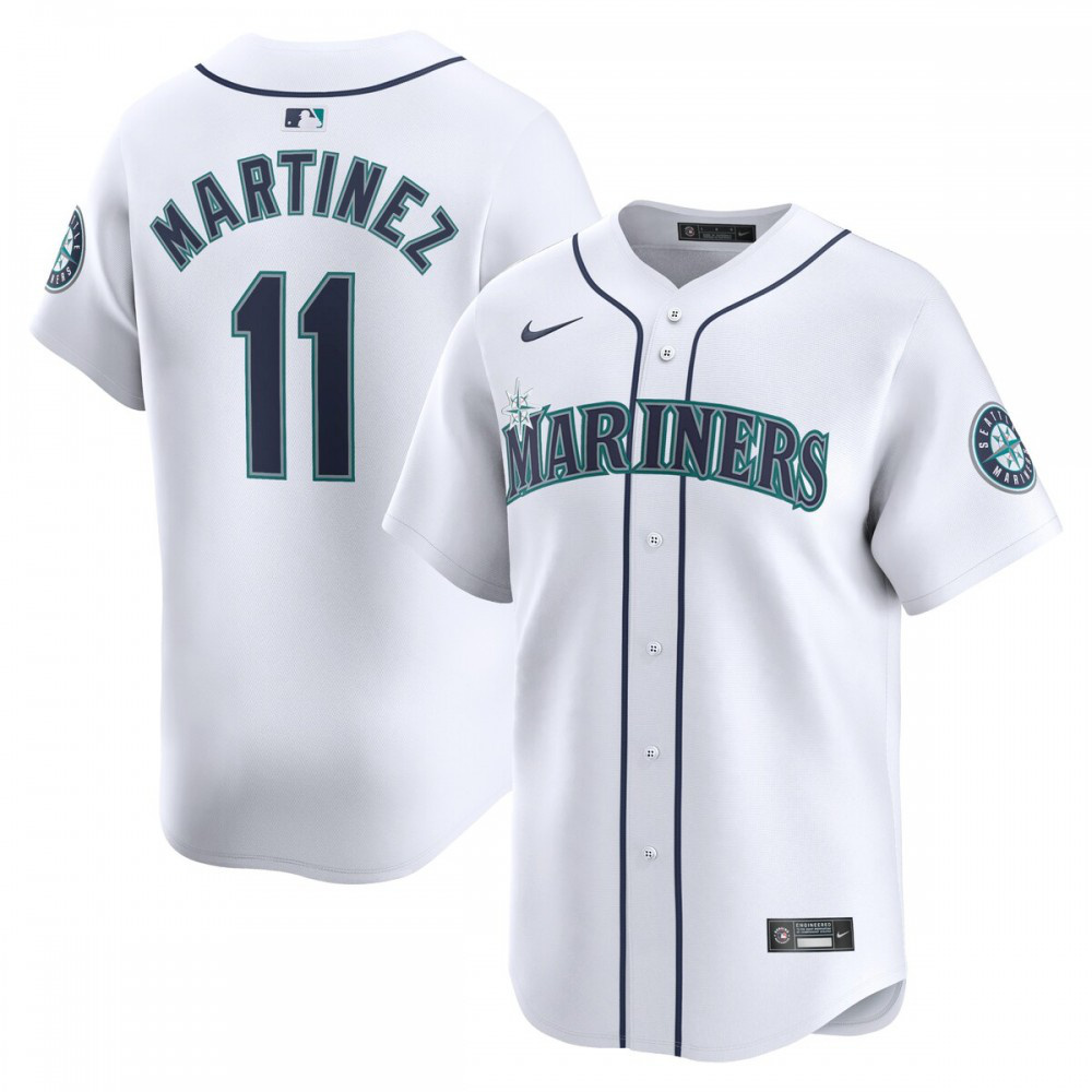 Edgar Martinez Seattle Mariners Home Limited Player Jersey - White-Pro Kit Vault | Brand New 26/27 Sports Jerseys